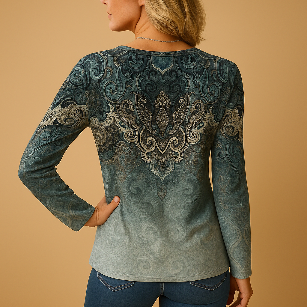 Women’s airy summer blouse with elegant details and flattering fit, perfect for vacations, warm days, and casual summer outfits.