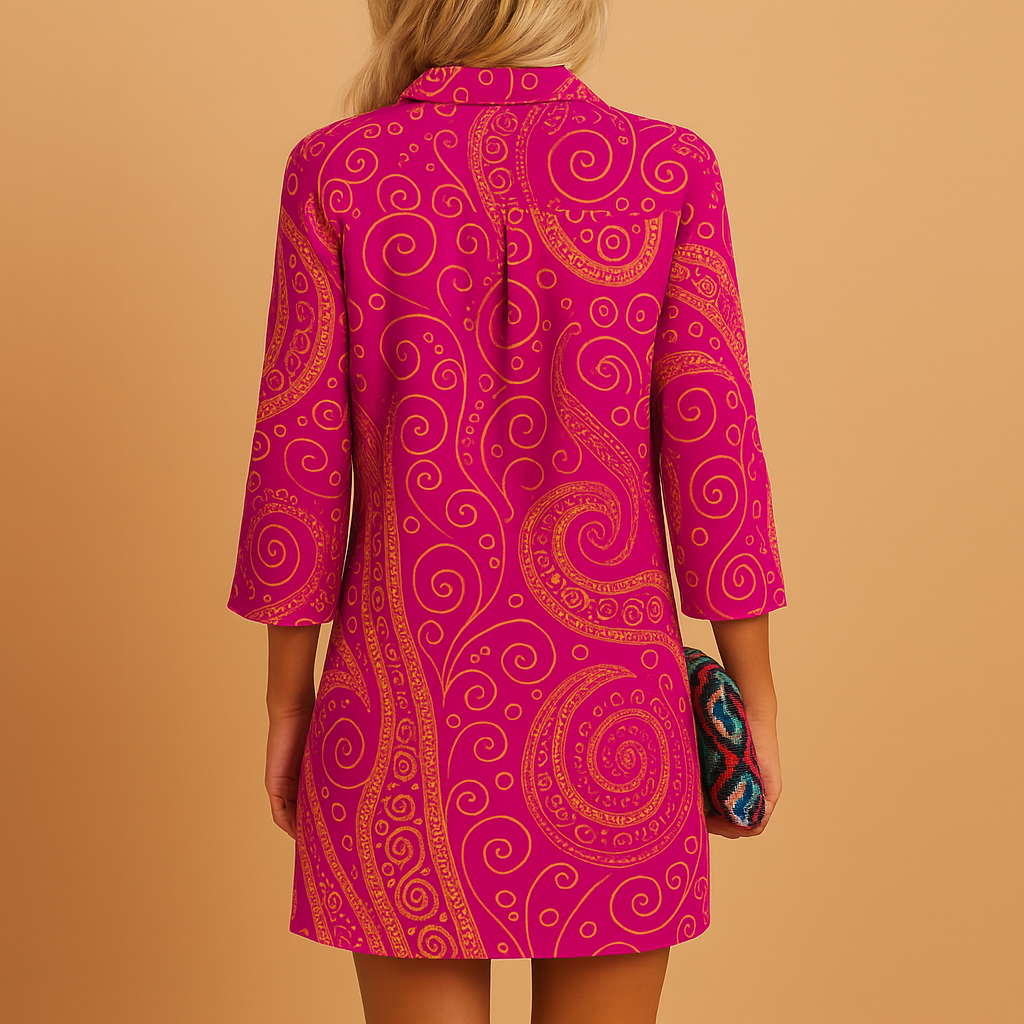 Airy summer dress for women made from breathable fabric with a flattering fit, perfect for warm days and casual outings.