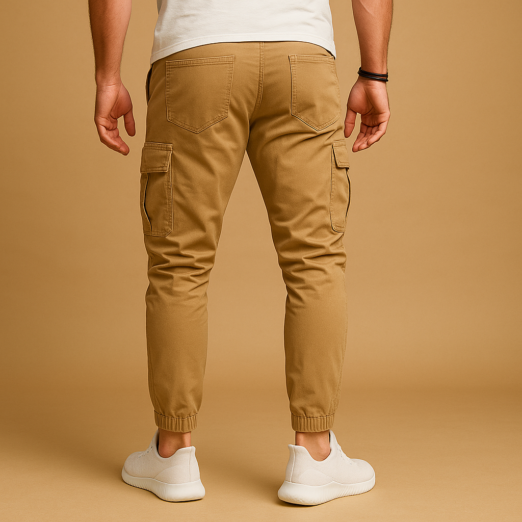Men’s cargo pants with multiple pockets and a comfortable straight fit, ideal for outdoor adventures, travel, and everyday casual wear.