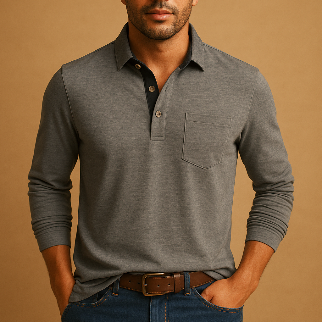 Men’s casual cotton shirt with button-down front and chest pocket, available in multiple colors for a relaxed, everyday look.