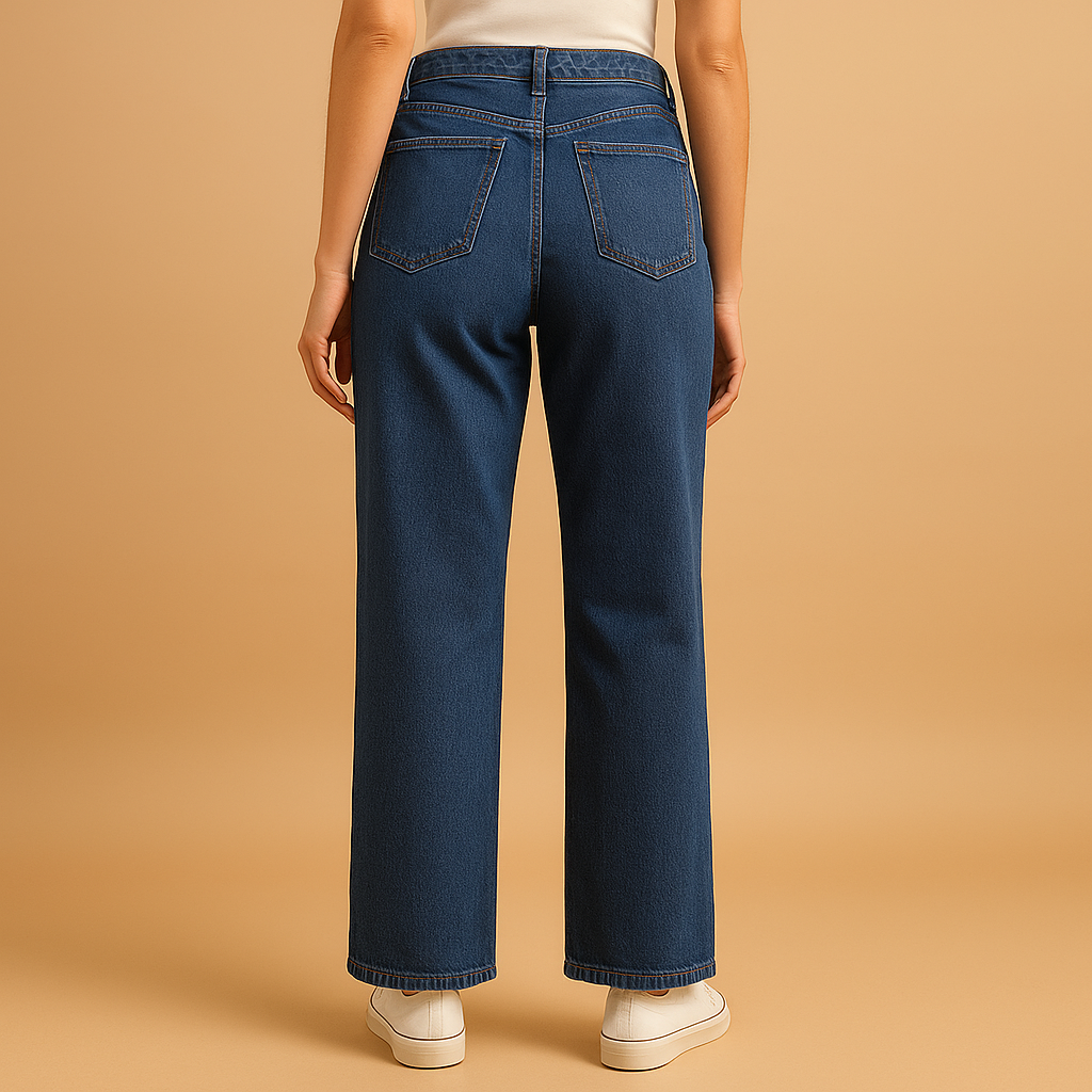 Casual high-waisted loose fit jeans for women | Sophie