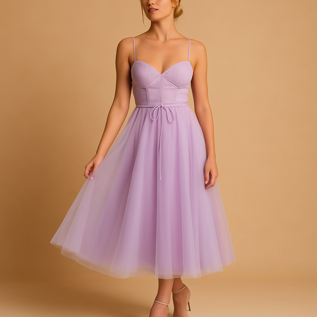 Chiffon maxi dress for women with tulle overlay and sleeveless design, perfect for weddings, evening parties, and elegant occasions.