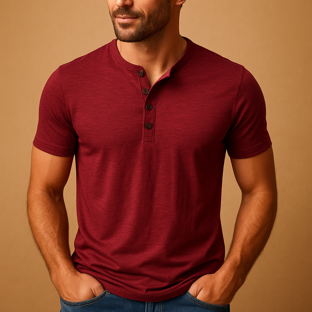 Classic cotton T-shirt for men with soft breathable fabric and regular fit, ideal for casual wear and everyday comfort.