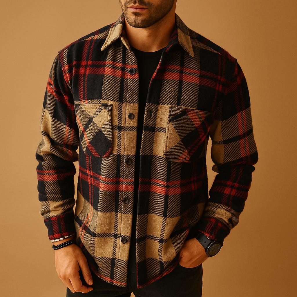 Men’s classic long sleeve shirt in solid colors, featuring a breathable lightweight design, perfect for work, leisure, or formal occasions.