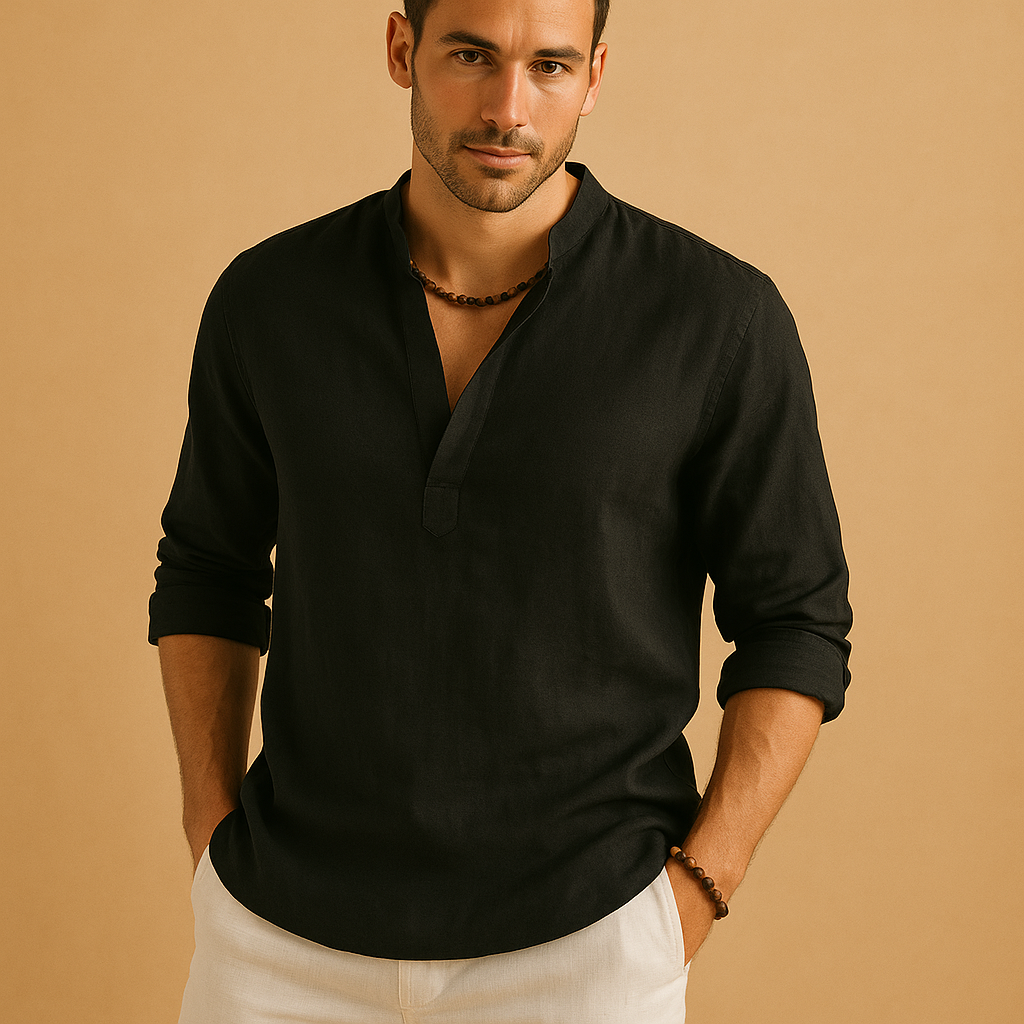 Classic white shirt for men with breathable fabric and timeless design, perfect for formal meetings and casual outfits.