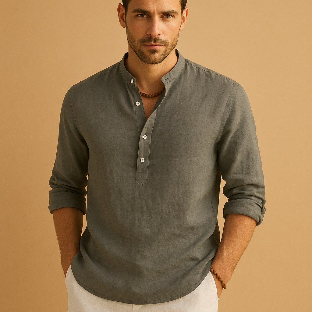 Classic white shirt for men with breathable fabric and timeless design, perfect for formal meetings and casual outfits.