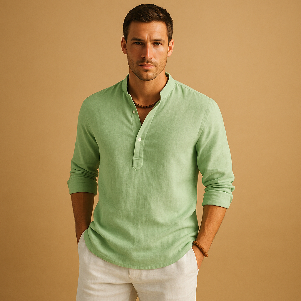 Classic white shirt for men with breathable fabric and timeless design, perfect for formal meetings and casual outfits.