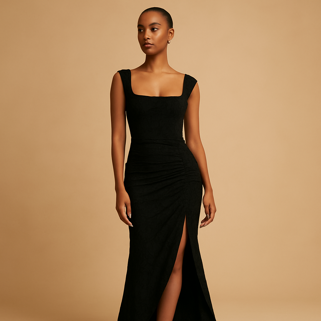 Women’s floral midi dress with flowy fit and lightweight fabric, perfect for summer brunches, garden parties, and casual outings.