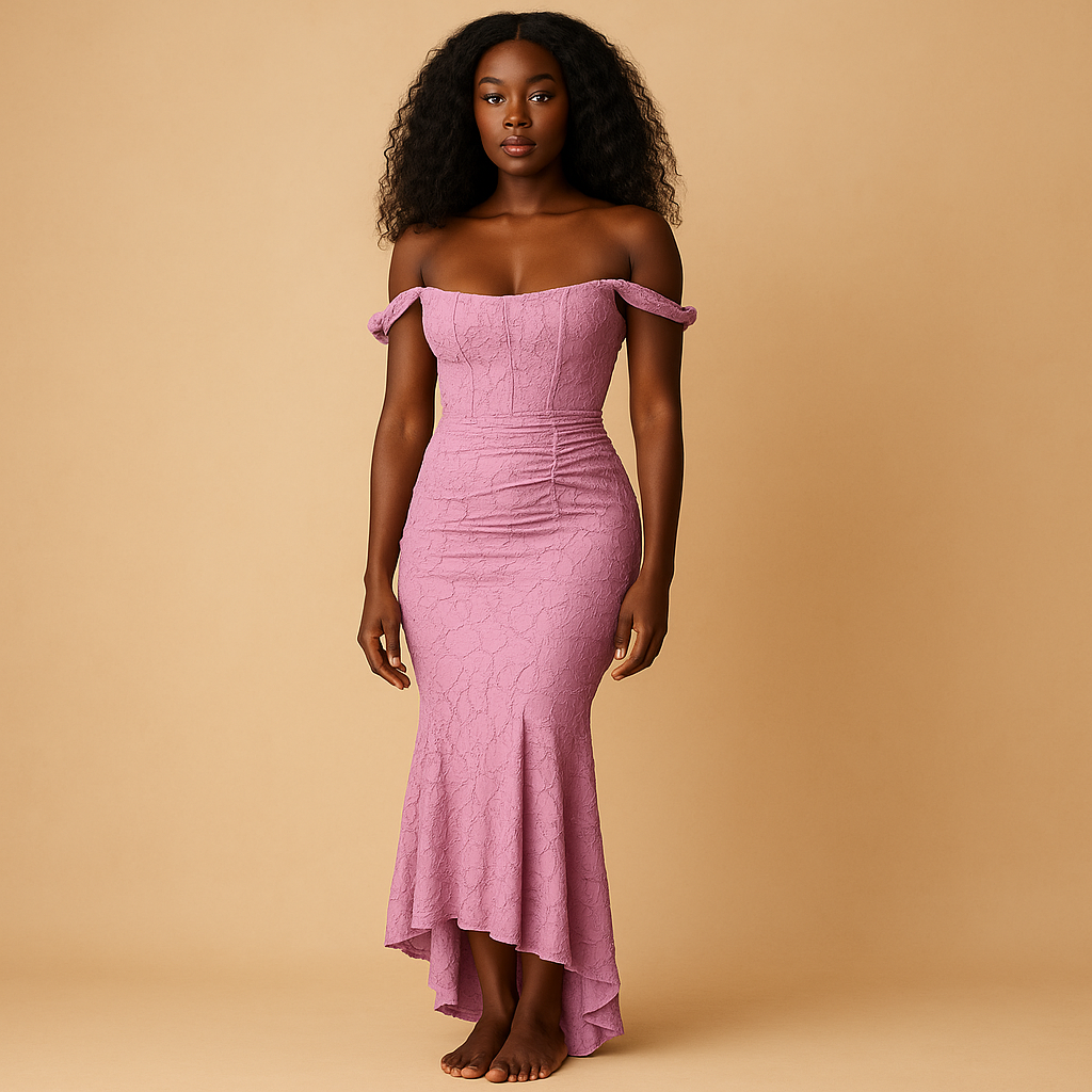 Women’s floral midi dress with flowy fit and lightweight fabric, perfect for summer brunches, garden parties, and casual outings.