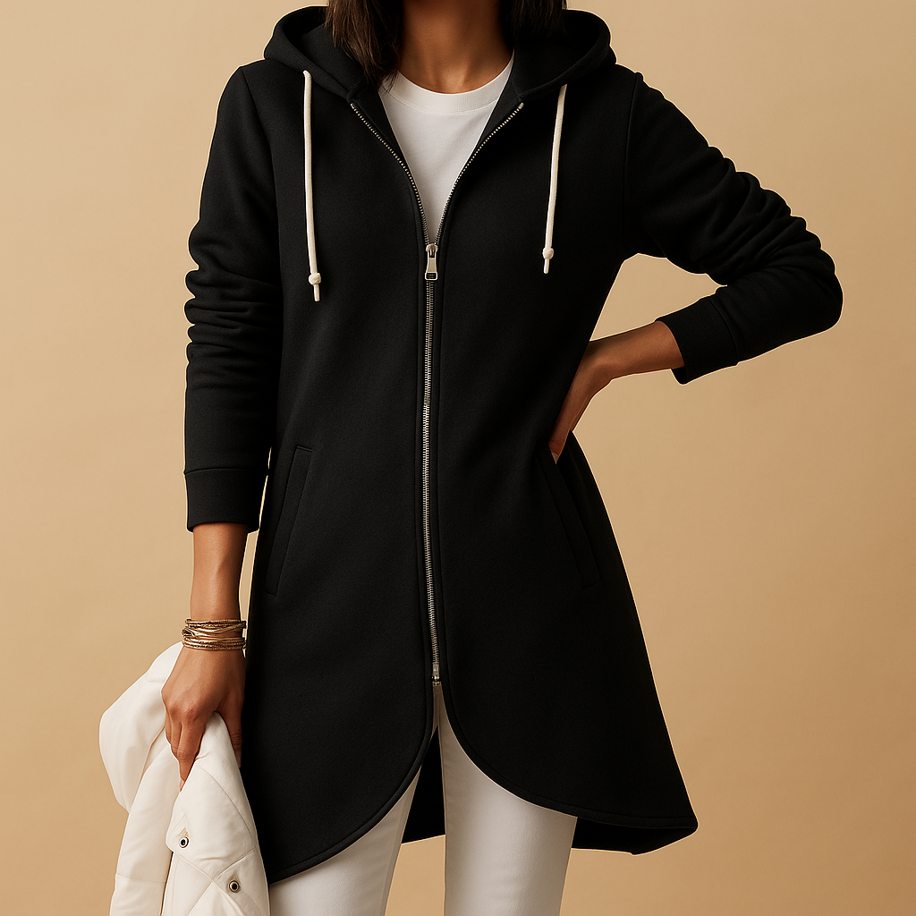 Light open cardigan for women in breathable soft knit, minimalist design with regular fit, ideal for office, casual outfits, and everyday layering.