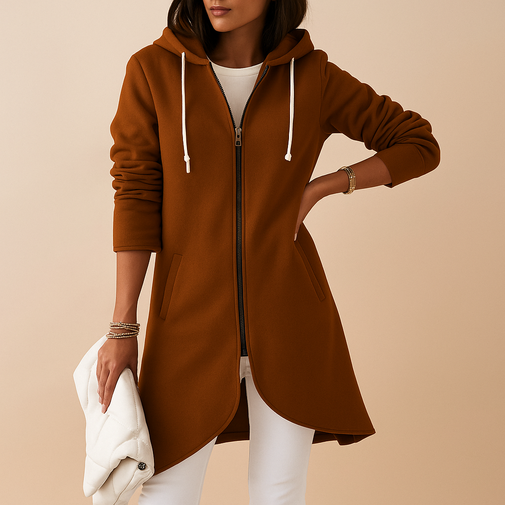 Light open cardigan for women in breathable soft knit, minimalist design with regular fit, ideal for office, casual outfits, and everyday layering.