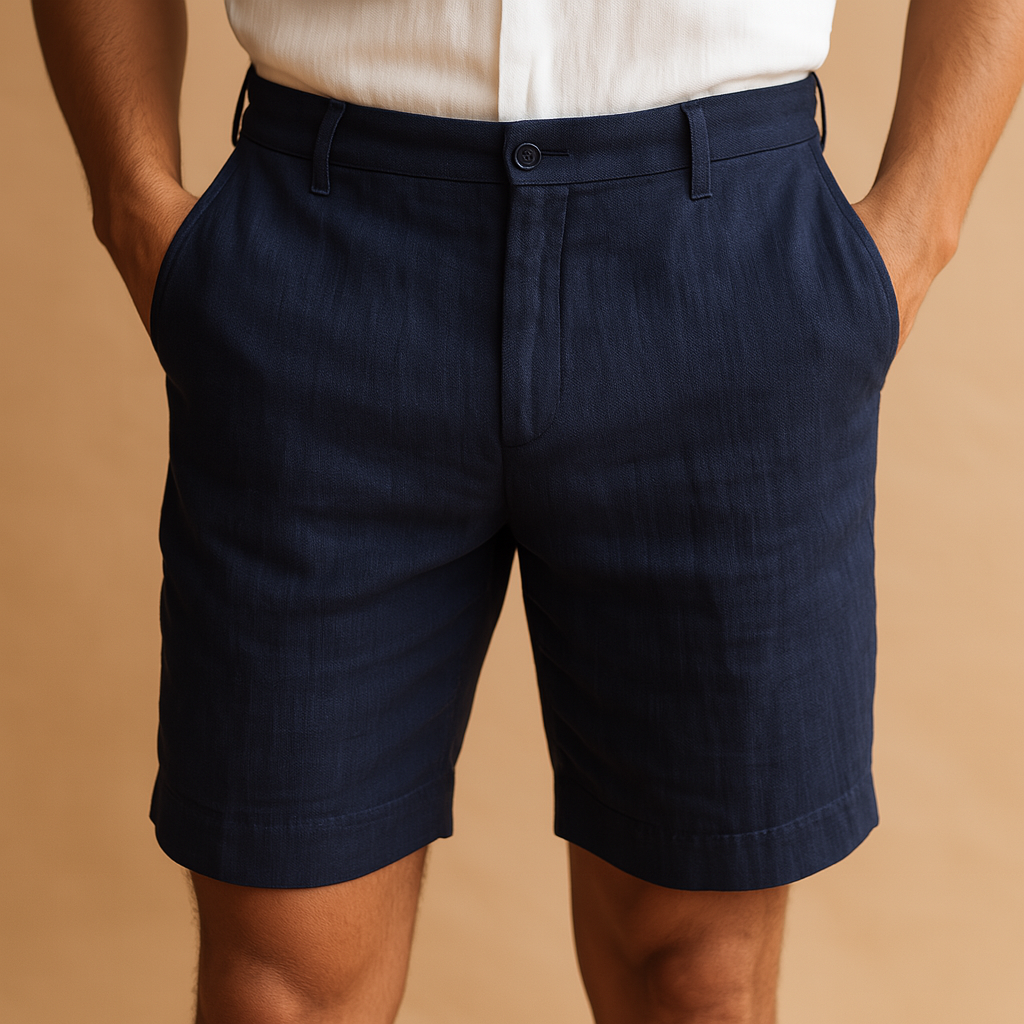 Men’s lightweight casual shorts with elastic waistband, breathable design, and relaxed fit, ideal for summer days, the beach, and everyday comfort.