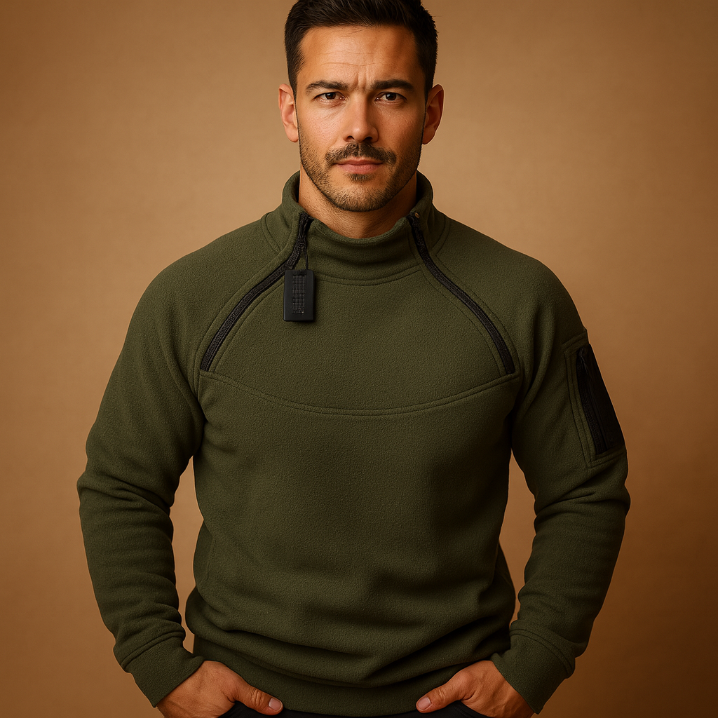 Men’s lightweight crew neck sweater made from soft, flexible fabric, minimalist, timeless, and perfect for everyday wear.