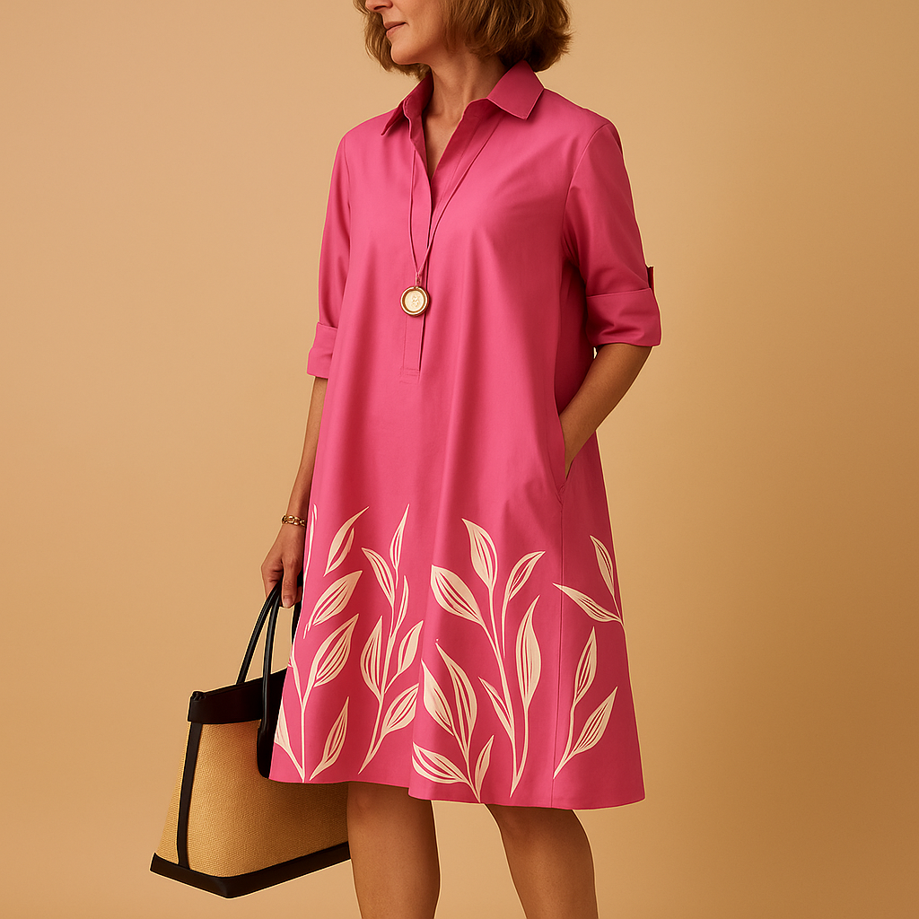 Women’s lightweight spring dress with soft-flowing fabric and flattering fit, perfect for sunny days, parties, and elegant casual wear.