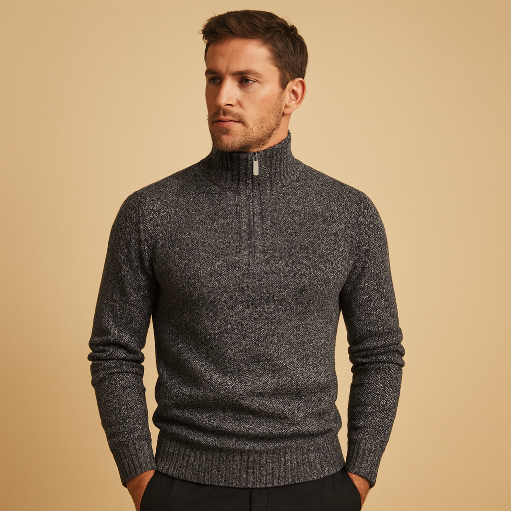 Men’s lightweight stylish sweater, breathable, elegant, and ideal for autumn, winter, or business casual outfits.