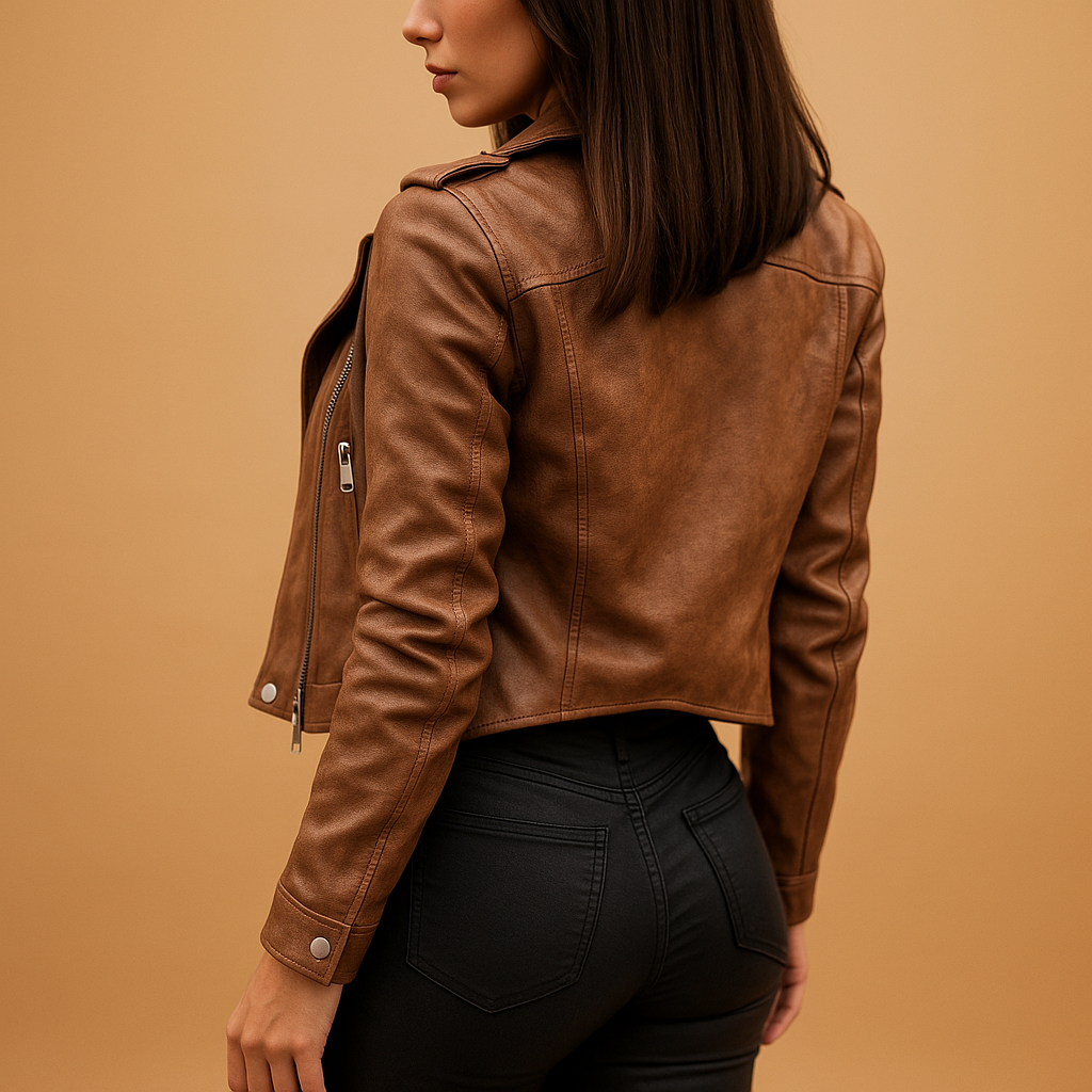 Women’s lightweight tailored jacket with zip closure, stand-up collar, and breathable fabric. Perfect for both formal and casual wear.