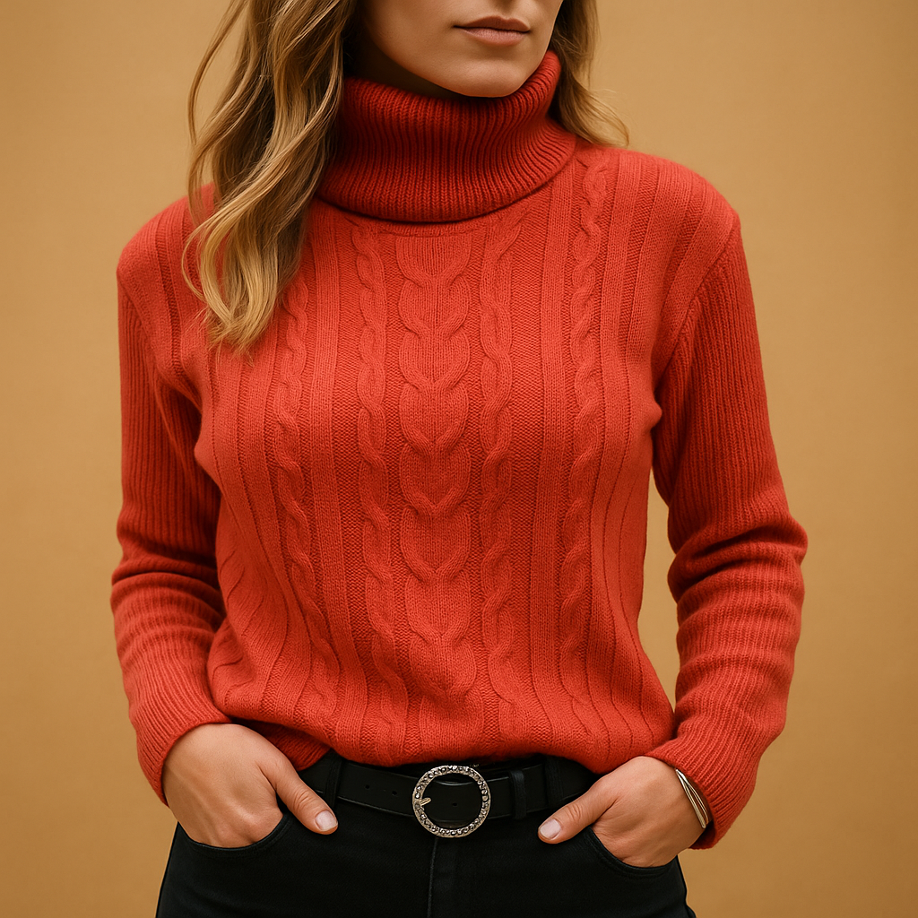 Lightweight turtleneck sweater for women | Grace