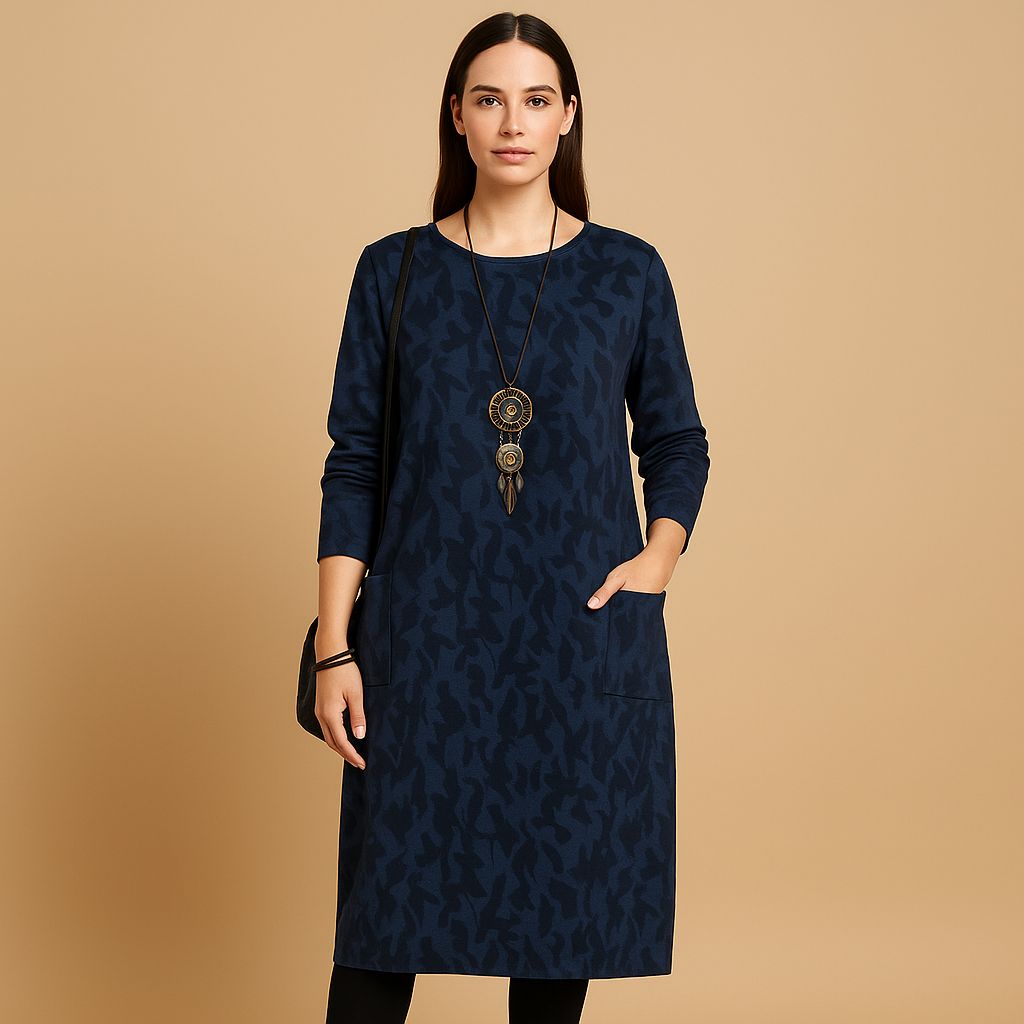 Women’s long elegant dress with a soft, flowy design — perfect for parties, dinners, and formal occasions.