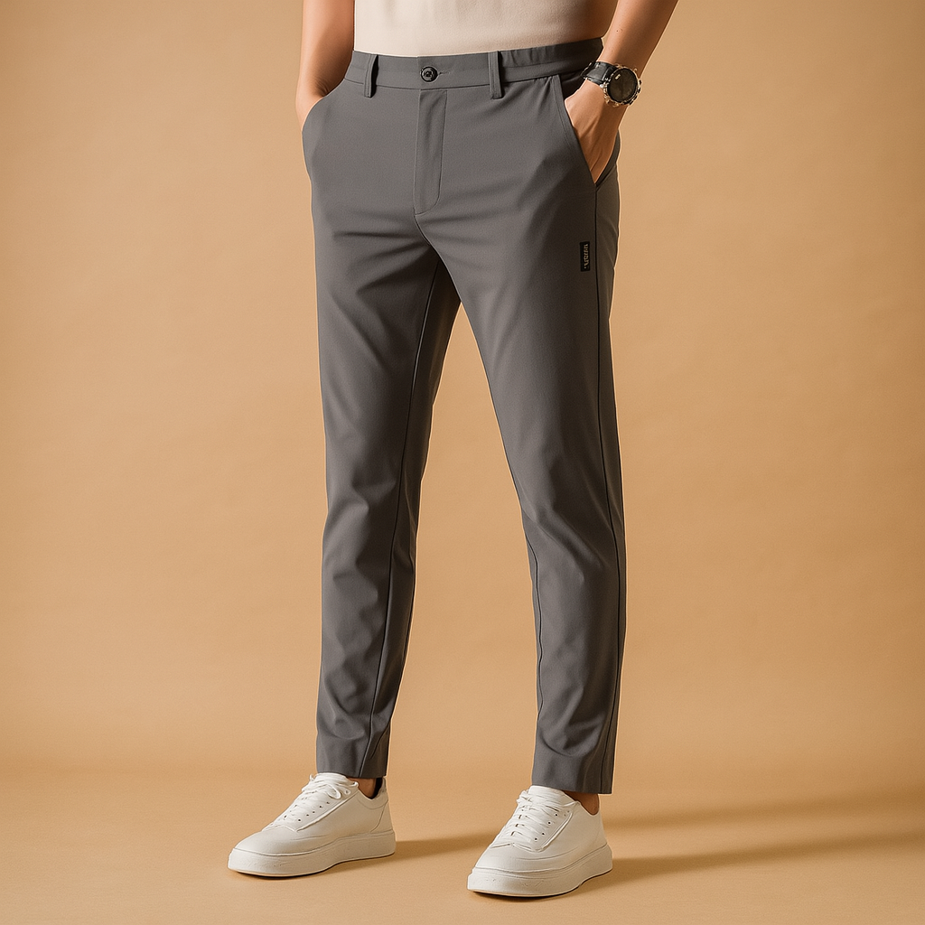 Men’s slim-fit sports pants with breathable, moisture-wicking fabric for comfort and flexibility, ideal for workouts, training, or casual wear.