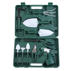 10-Piece Gardening Hand Tool Set with Organizer Case for Yard Tasks