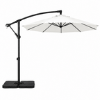 10ft Cantilever Patio Umbrella with 360° Rotation and Tilt Adjustment