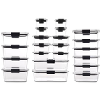 Airtight Food Containers with Lids for Meal Prep and Storage