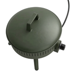 19-Inches Camping Propane Fire Pit with Cover and Flame Control