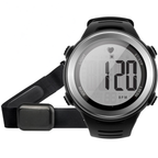 Digital Pulse Monitor Watch with Chest Strap and 5ATM Rating