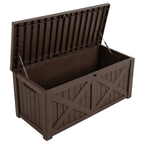 567.8 L Resin Bench Box Storage with Lid Lock and X Front Panel Unit