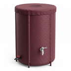 65 Gallon Collapsible Rain Barrel for Garden Water Collection