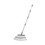 65 Inch Alloy Steel 25 Tine Garden Rake with Leaf Scoops and Bag