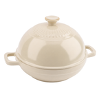 6 Quart Enameled Cast Iron Bread Oven with Dome Lid for Baking