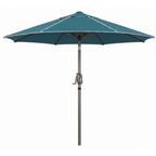 7.5 ft Patio Market Umbrella with Tilt Crank and 8-Rib Frame