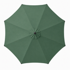9 ft Patio Table Umbrella With Crank Tilt, 8 Ribs And UV Canopy