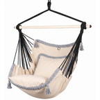 Hanging Hammock Chair Swing with Cushions for Patio and Garden