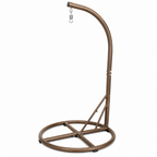 Outdoor Hammock Chair Stand Steel Frame 400 lb Load Capacity
