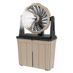 Portable Rechargeable Misting Fan with 9L Water Tank and 3 Speeds
