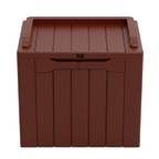 Resin Patio Deck Storage Box 117.3 L Internal Capacity and Lid Lock
