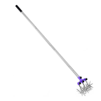 Rotary Cultivator Hand Tiller Adjustable Stainless Steel Garden Tool