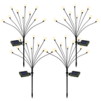 Solar Firefly Garden Lights LED Water-Resistant Landscape Yard Decor