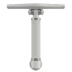 Pool Fountain Sprinkler with Adjustable Whale Tail Waterfall
