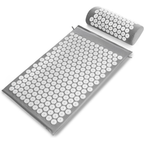 Acupressure Mat and Pillow Set for Back, Neck, and Full-Body Use