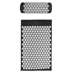 Acupressure Mat and Pillow Set for Back, Neck, and Full-Body Use