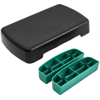 Adjustable Aerobic Step Platform with 2 Risers for Home Workouts