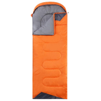 Camping Sleeping Bag with Water-Resistant Shell for Cold-Season Use