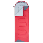 Camping Sleeping Bag with Water-Resistant Shell for Cold-Season Use