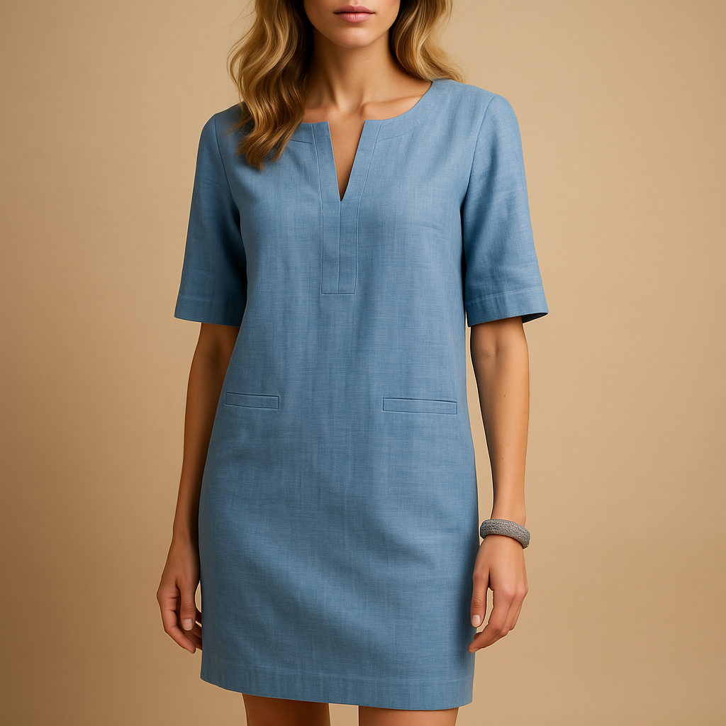 Casual chic dress for women with a flattering, airy fit and elegant design, perfect for daily wear or stylish outings.