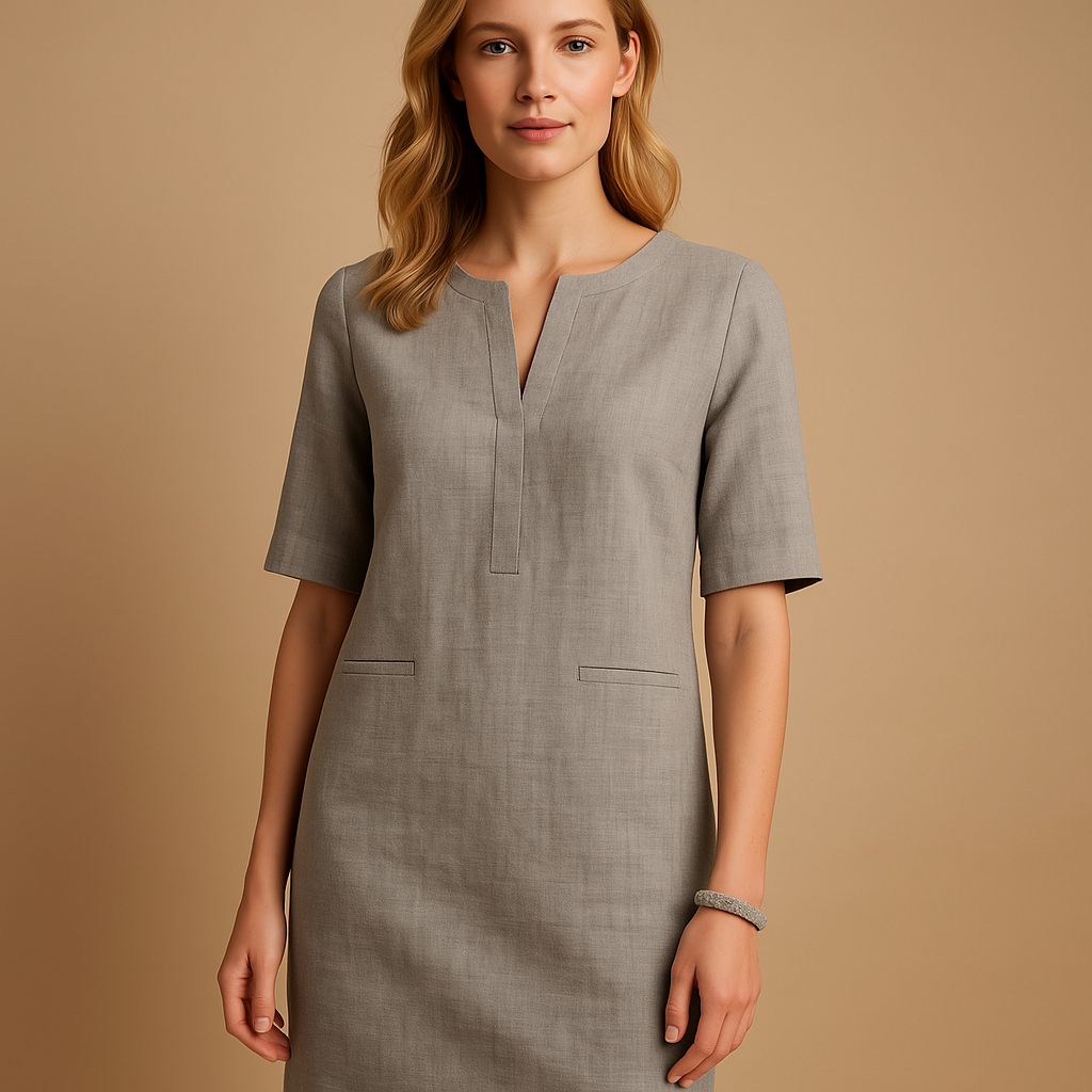 Casual chic dress for women with a flattering, airy fit and elegant design, perfect for daily wear or stylish outings.