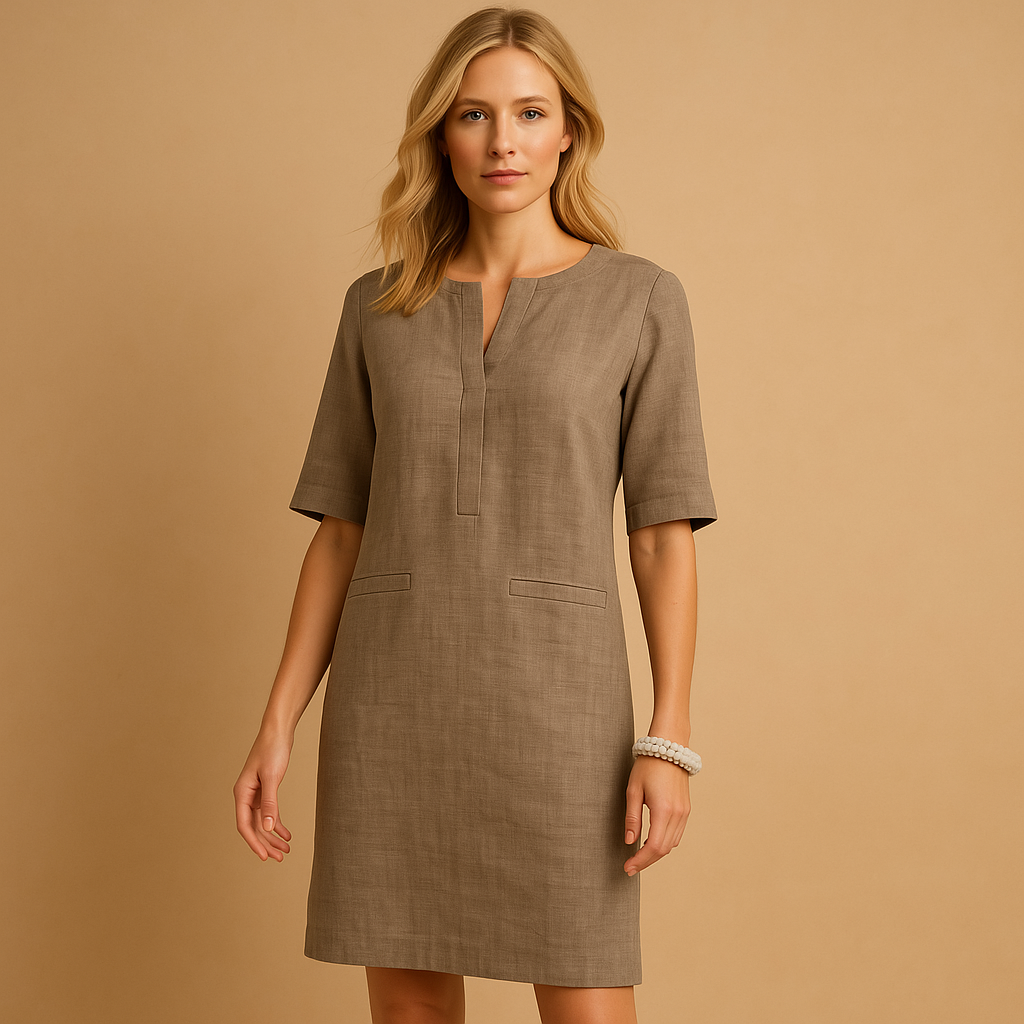 Casual chic dress for women with a flattering, airy fit and elegant design, perfect for daily wear or stylish outings.