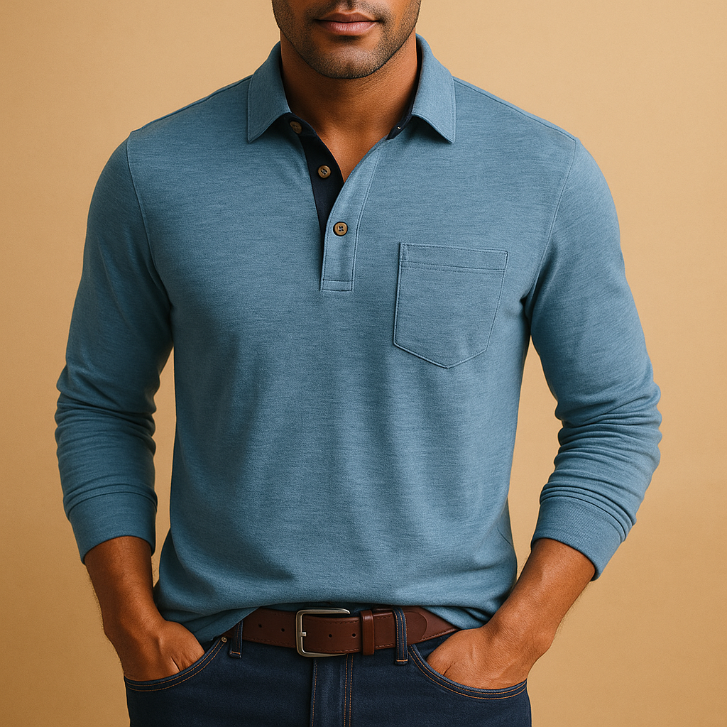 Men’s casual cotton shirt with button-down front and chest pocket, available in multiple colors for a relaxed, everyday look.